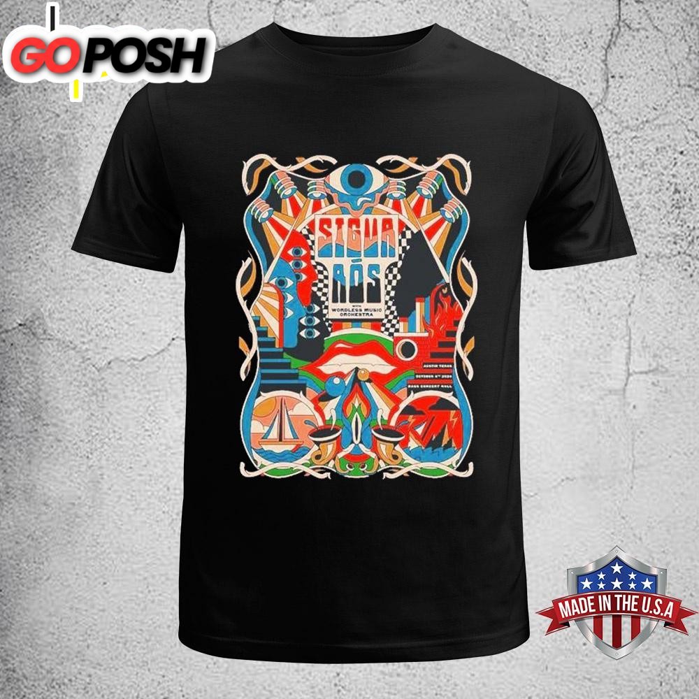 Sigur Ros With Wordless Music Orchestra Concert Poster Unisex T-Shirt