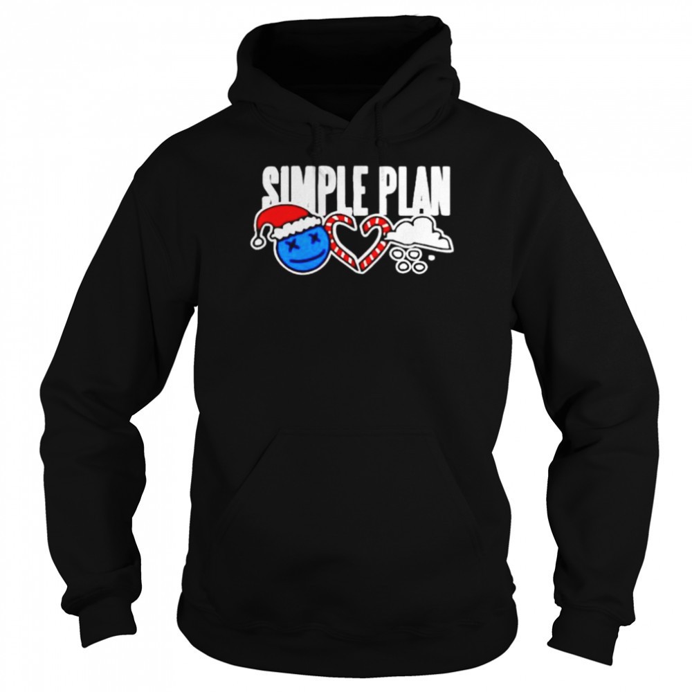 Simple plan christmas 3 icons shirt