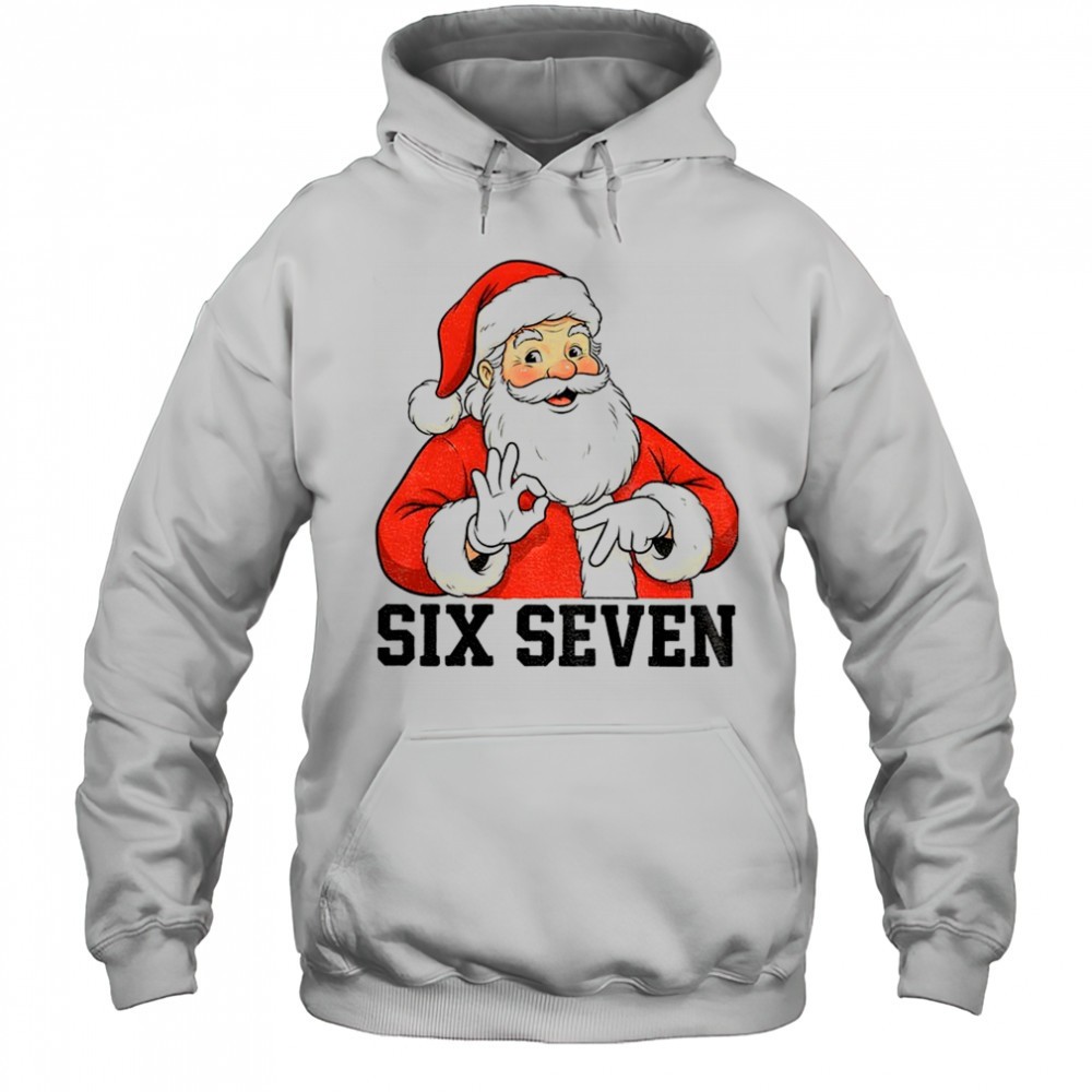 Six Seven Meme Christmas Santa shirt
