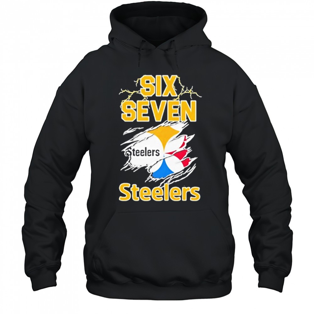 Six Seven Pittsburgh Steelers logo shirt