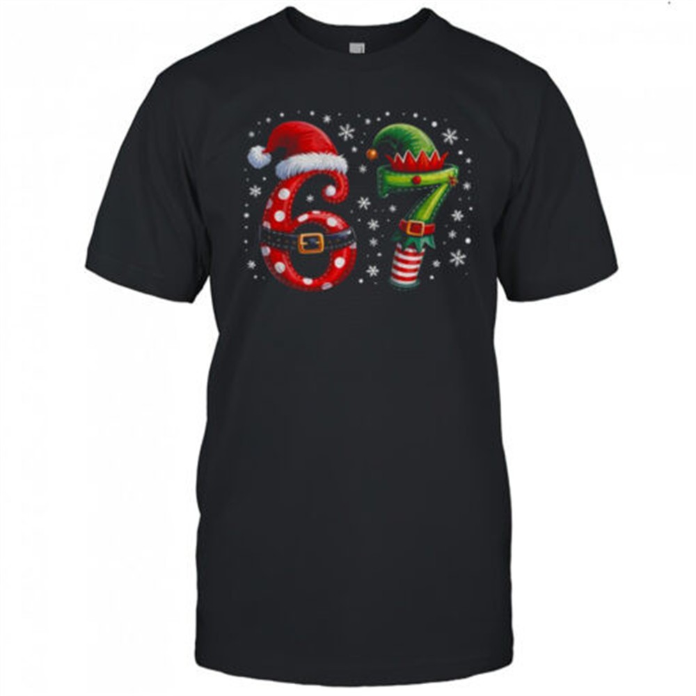 six-seven-santa-hat-elf-6-7-meme-merry-christmas-2025-shirt-j0r5pk1g Six Seven Santa hat Elf 6 7 meme Merry Christmas 2025 shirt