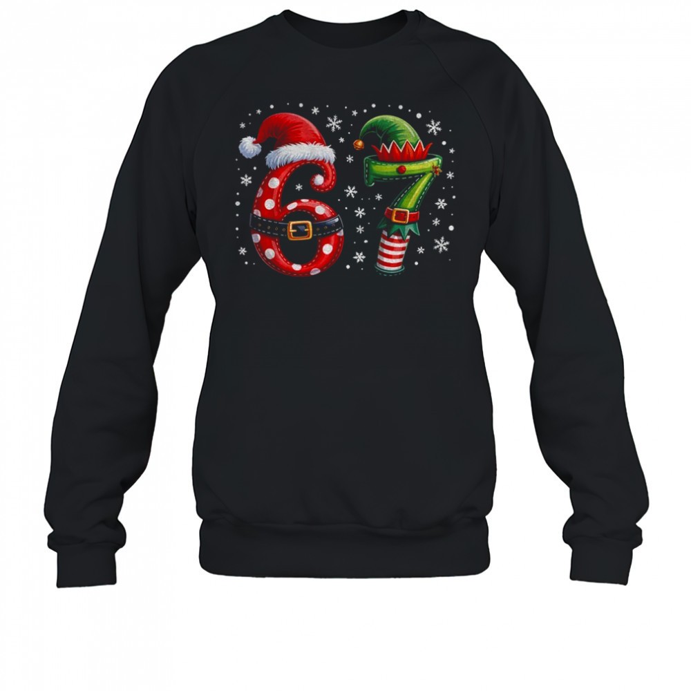 six-seven-santa-hat-elf-6-7-meme-merry-christmas-2025-shirt-j0r5pk1g Six Seven Santa hat Elf 6 7 meme Merry Christmas 2025 shirt