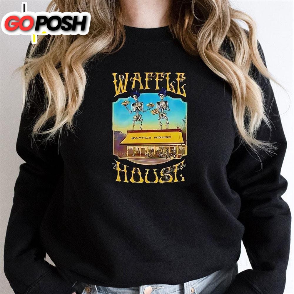 Skeleton Waffle House Shirt