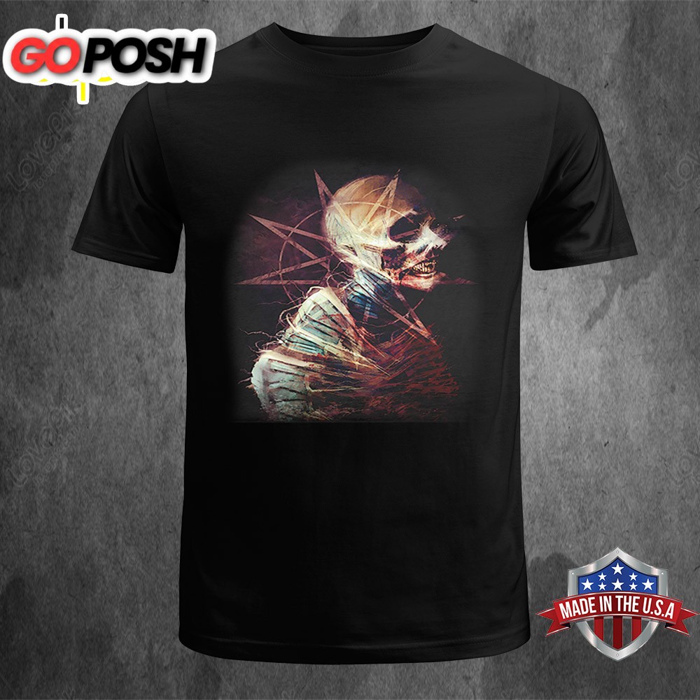 Skull 9 Point Star Slipknot Tour 2025 Unisex T-shirt