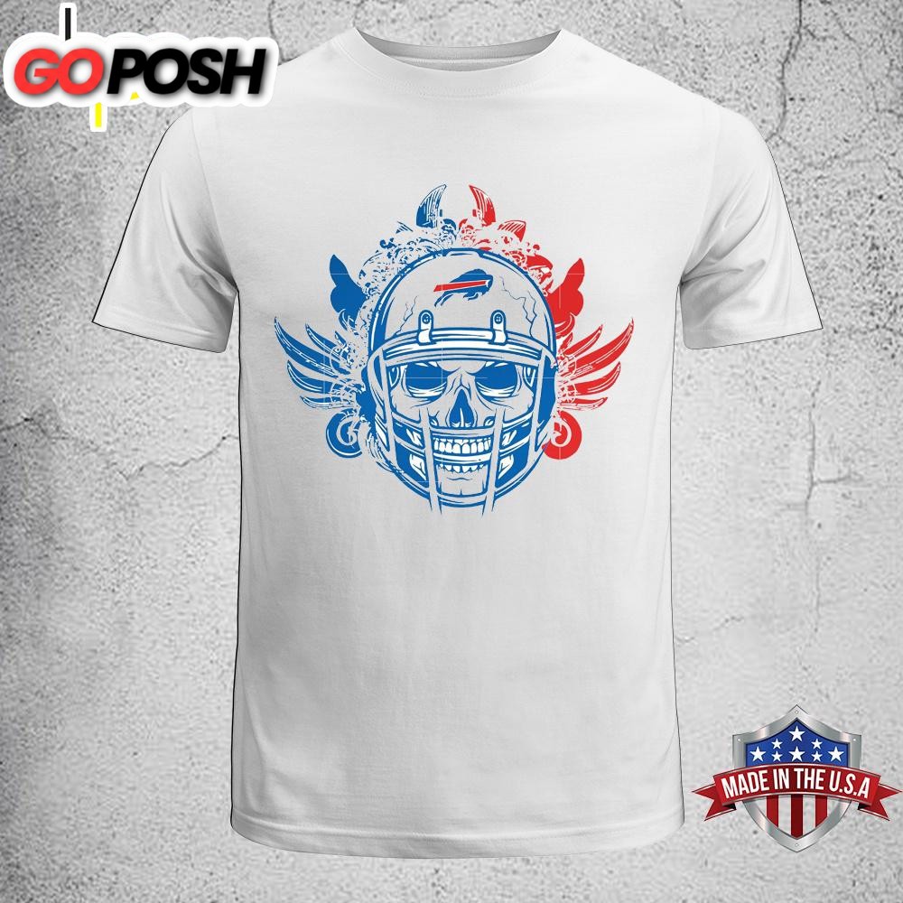 Skull Buffalo Bills Unisex T-Shirt
