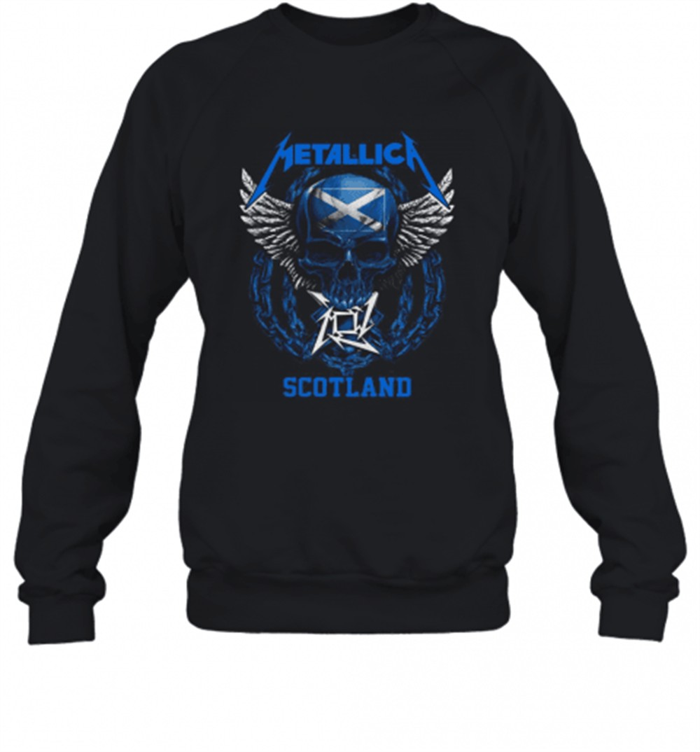 skull-metallica-scotland-flag-t-shirt-pcu4kymz Skull Metallica Scotland Flag T-Shirt