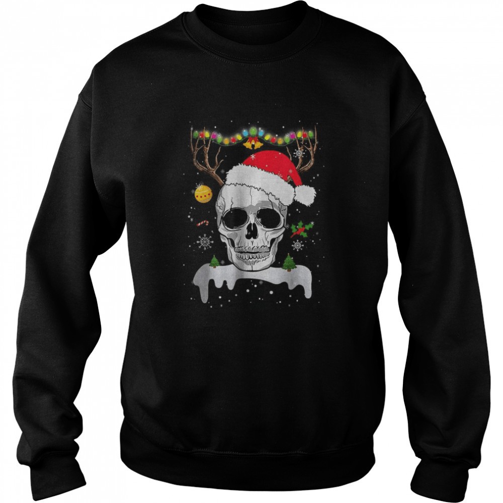 skull-reindeer-christmas-skulls-santa-hat-reindeer-t-shirt-abjz8lwu Skull Reindeer Christmas Skulls Santa Hat Reindeer T-Shirt