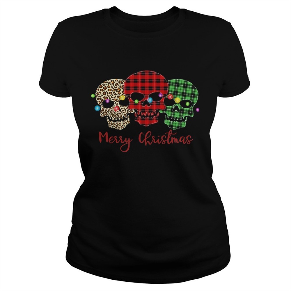 skulls-leopard-plaid-printed-merry-christmas-shirt-5ks5ysu9 Skulls Leopard Plaid Printed Merry Christmas shirt