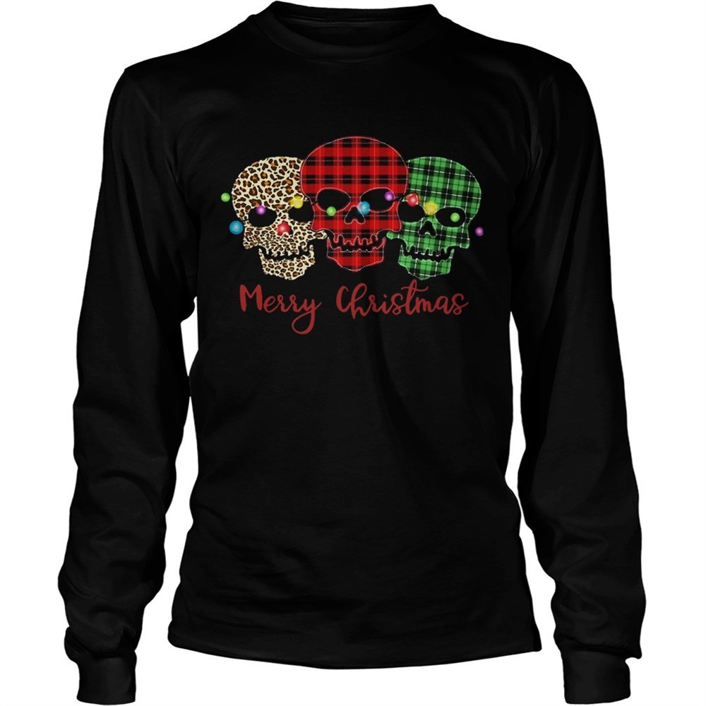 skulls-leopard-plaid-printed-merry-christmas-shirt-5ks5ysu9 Skulls Leopard Plaid Printed Merry Christmas shirt