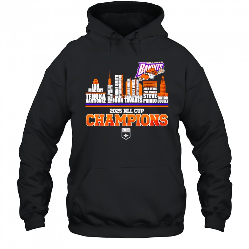 Skyline 2025 NLL Cup Champions Buffalo Bandits shirt