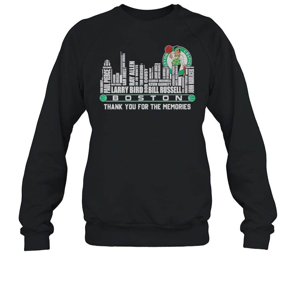 Skyline Boston Celtics Thank You For The Memories Shirt