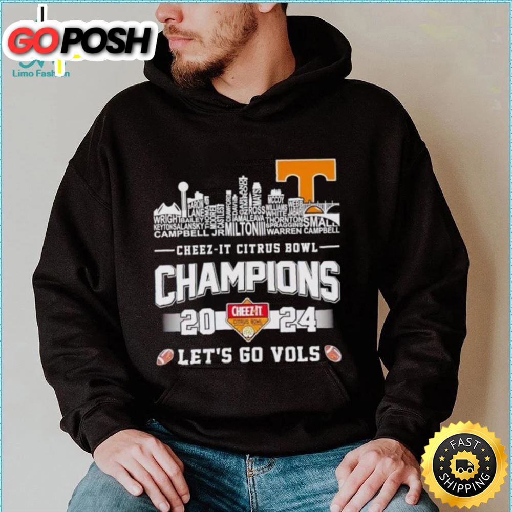 Skyline City Cheez It Citrus Bowl Champions 2025 Lets Go Vols Shirt