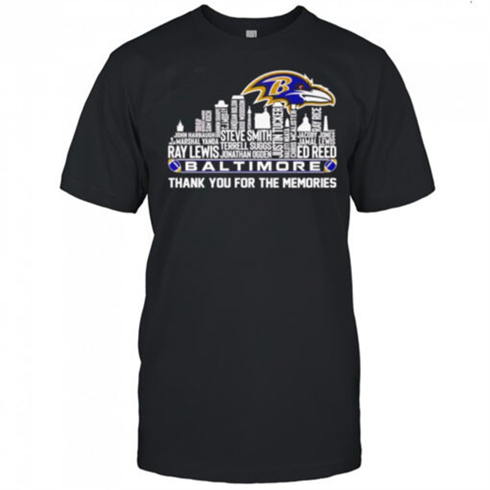 skyline-name-baltimore-thank-you-for-the-memories-shirt-ykqqaets Skyline name Baltimore thank you for the memories shirt