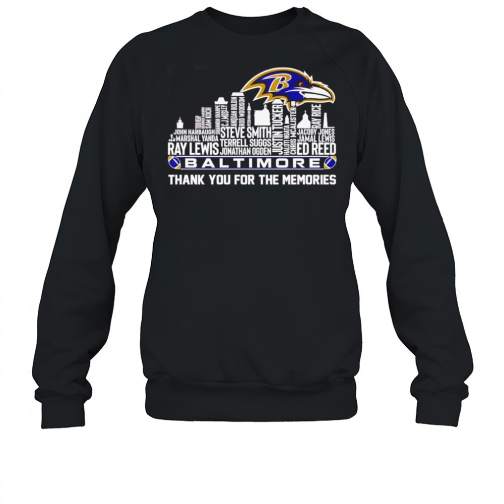 skyline-name-baltimore-thank-you-for-the-memories-shirt-ykqqaets Skyline name Baltimore thank you for the memories shirt