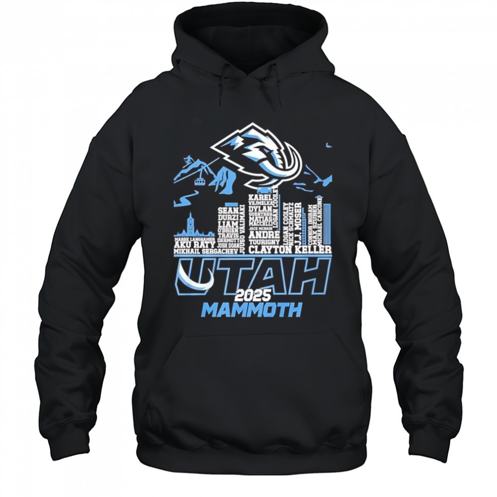 Skyline name Utah Mammoth 2025 shirt