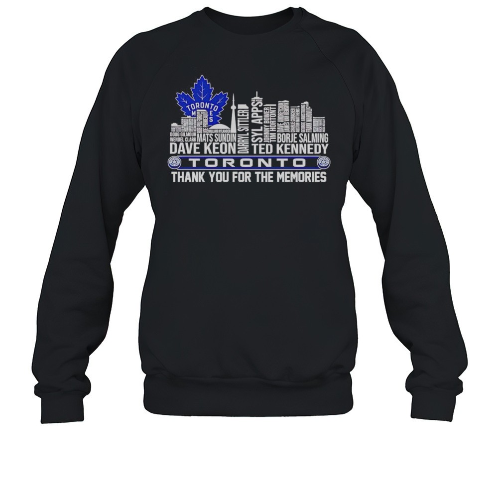 Skyline Players Name Toronto Maple Leafs Thank You For The Memories Shirt