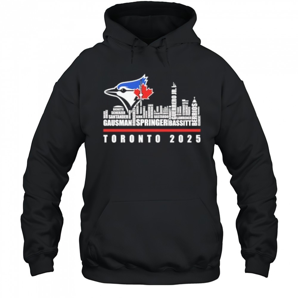 Skyline Toronto Blue Jays 2025 Celebration shirt