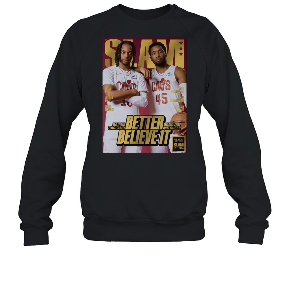 SLAM 255 Gold Donovan Mitchell And Darius Garland Better Believe It Poster T-shirt