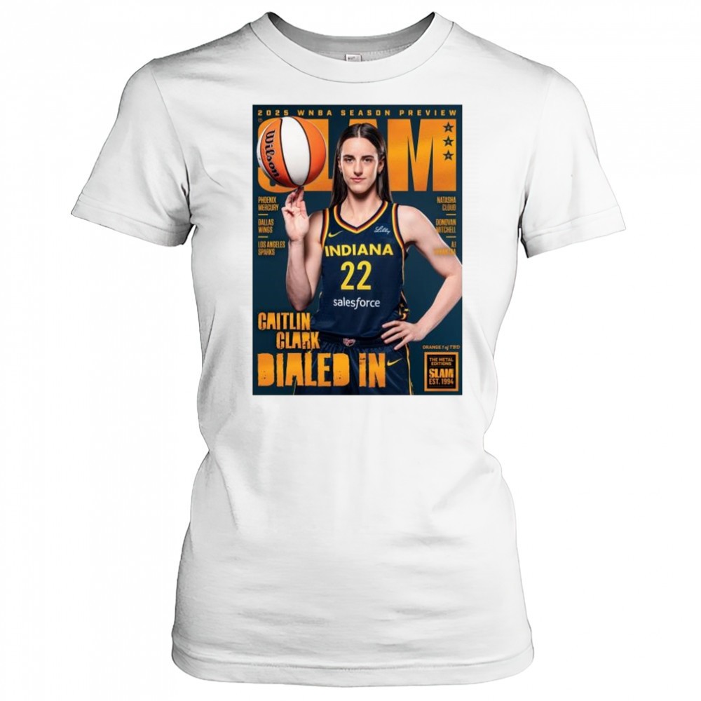slam-256-caitlin-clark-2025-wnba-season-preview-dialed-in-t-shirt-4fpu893e SLAM 256 – Caitlin Clark 2025 WNBA Season Preview Dialed In t-shirt