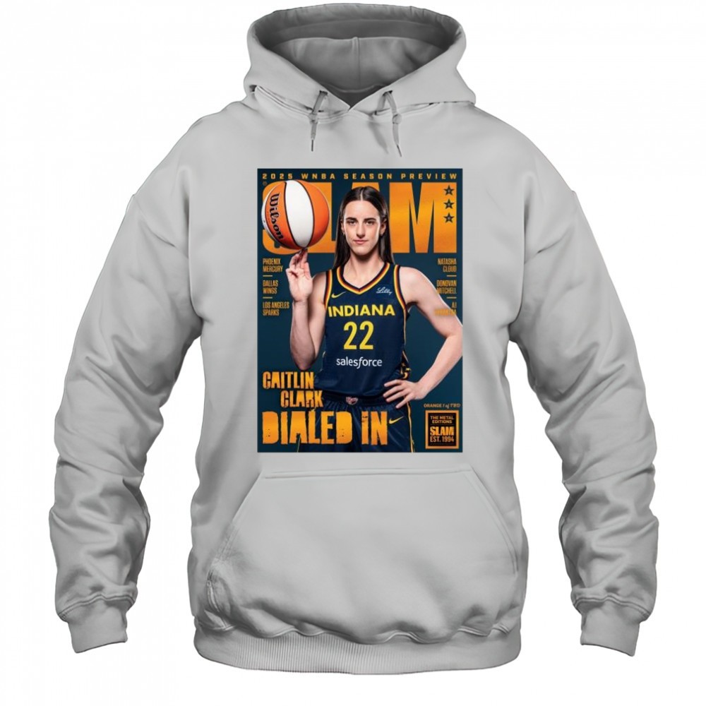SLAM 256 – Caitlin Clark 2025 WNBA Season Preview Dialed In t-shirt