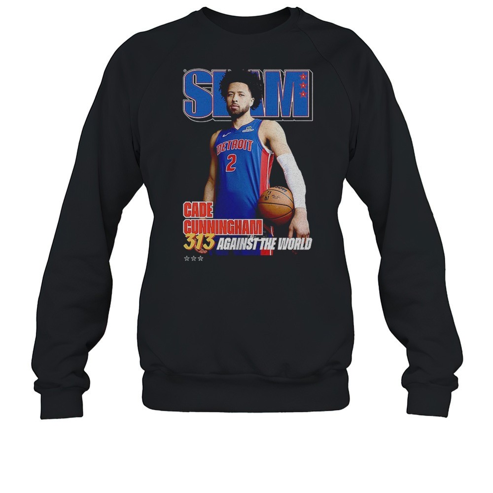 SLAM Cade Cunningham 313 Against The World Magazine Shirt