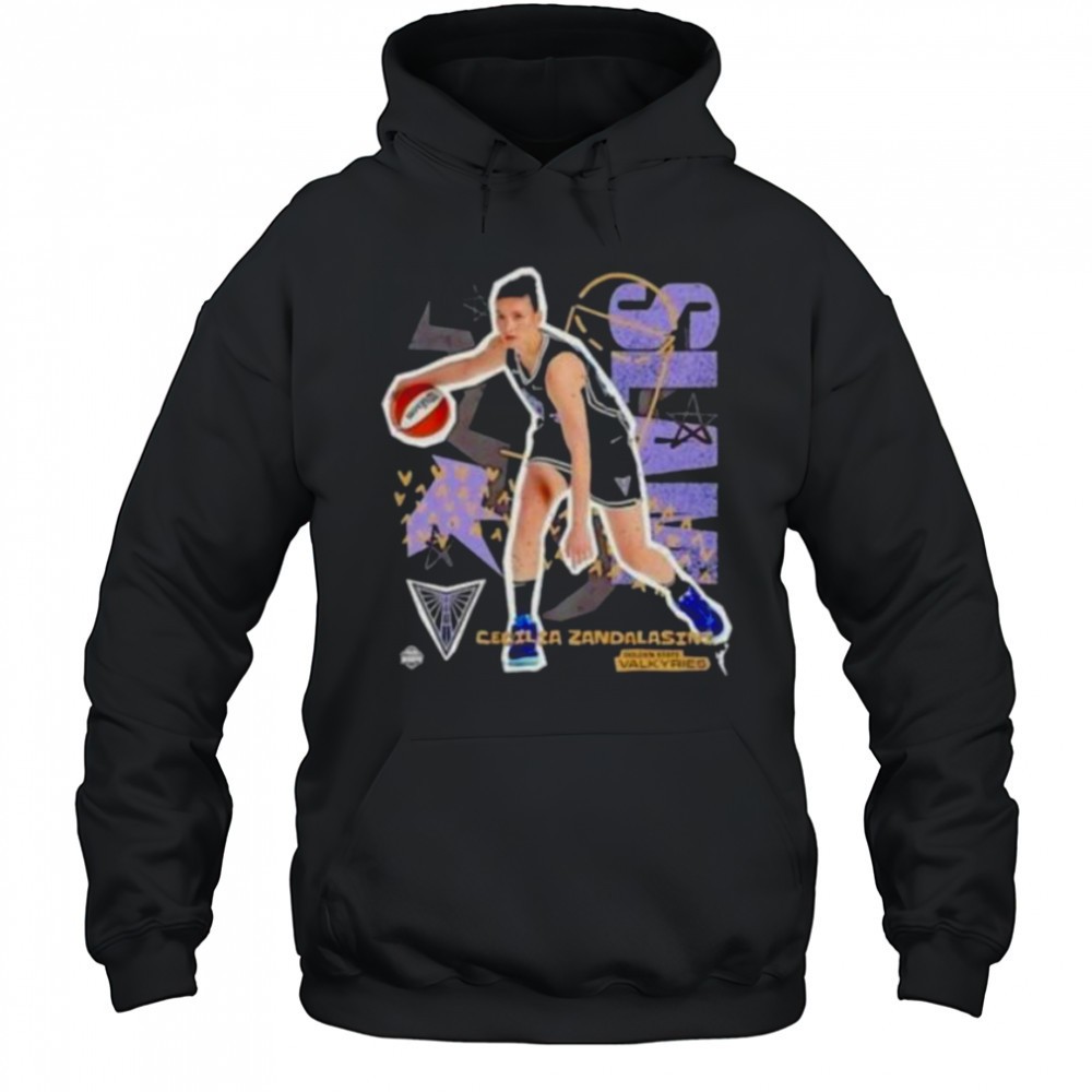 Slam Cecilia Zandalasini Golden State Valkyries Basketball Shirt
