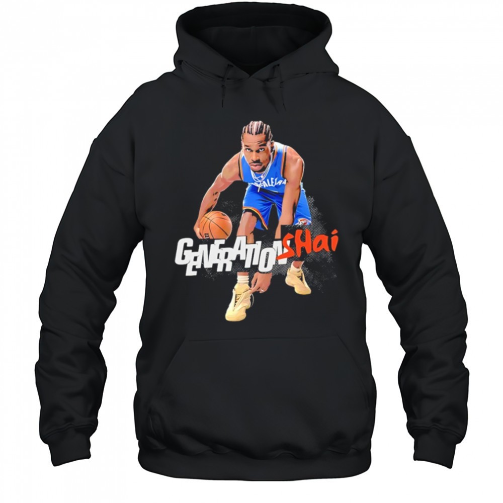 SLAM Generation Shai Gilgeous-Alexander Oklahoma City Thunder player shirt