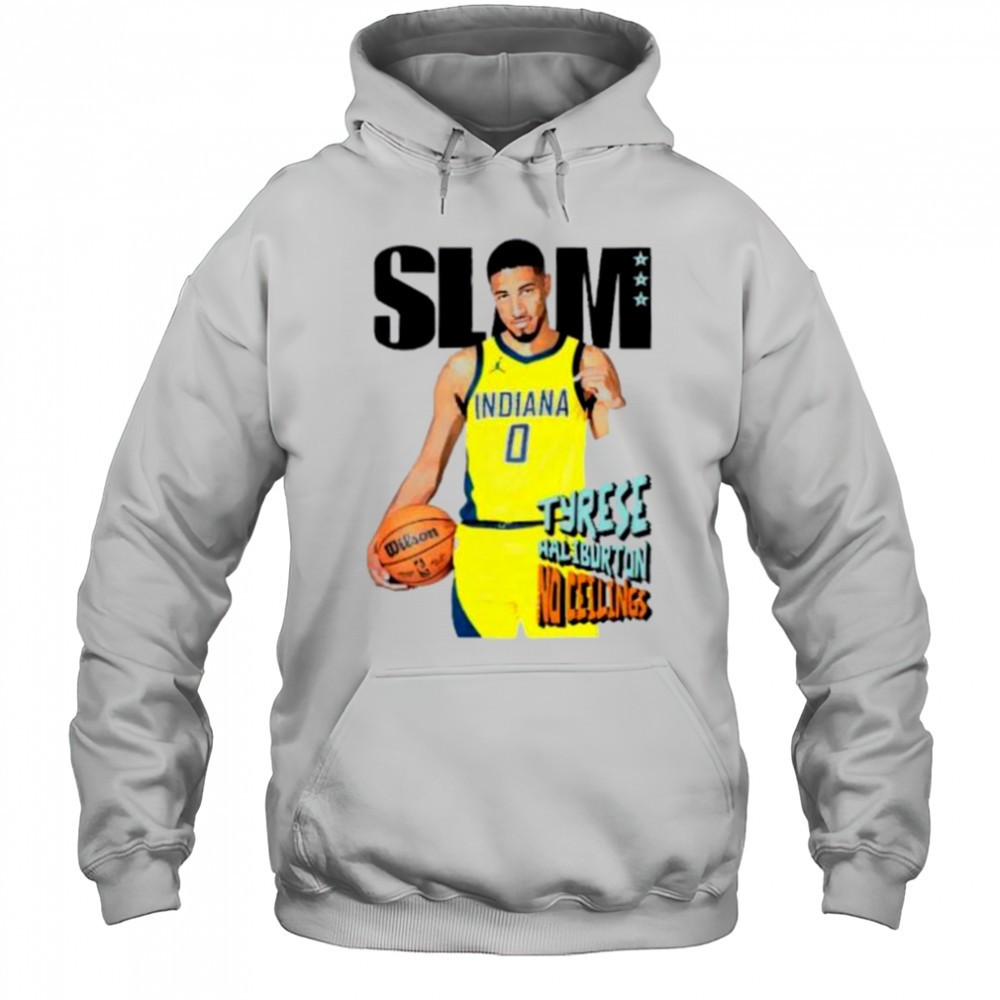 Slam Tyrese Haliburton no ceilings Indiana Pacers shirt