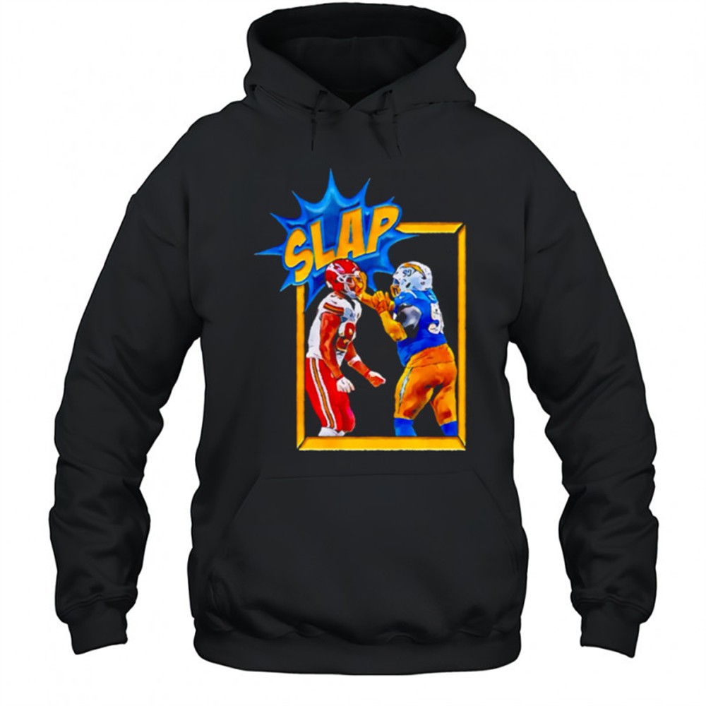Slap Kansas City Chiefs and Los Angeles Chargers Football shirt