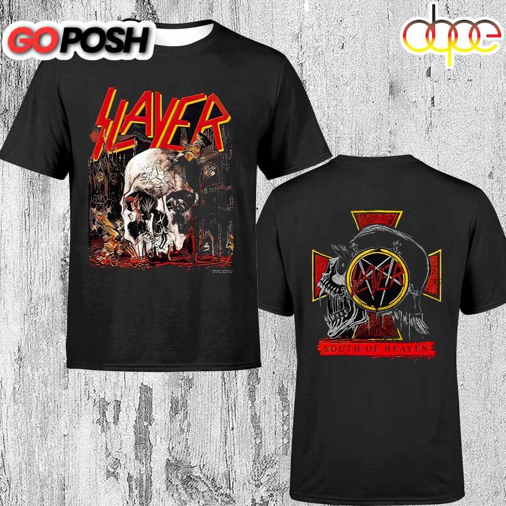 Slayer Band South Of Heaven Music Unisex T-Shirt