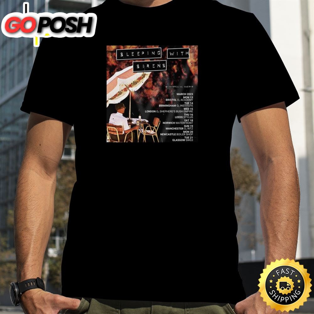 Sleeping With Sirens Uk Tour 2025 Unisex T-shirt