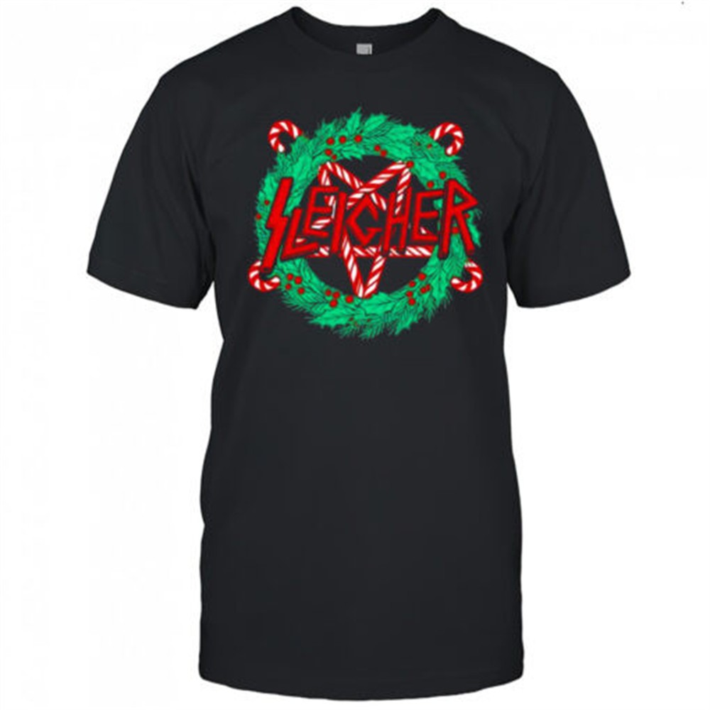 sleigher-merry-christmas-graphic-shirt-bpm8aklj Sleigher Merry Christmas graphic shirt