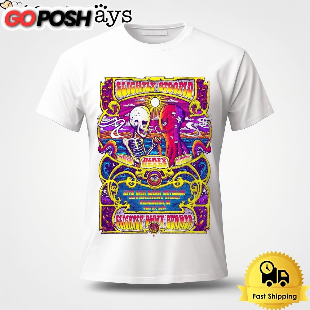 Slightly Stoopid Live At Oak Bank Pavilion Wilmington NC On July 27 2024 Unisex T-Shirt