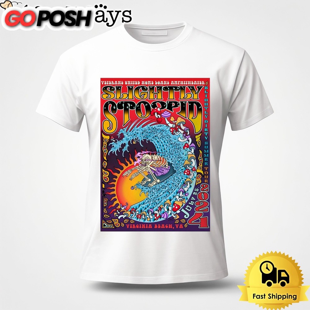 Slightly Stoopid Tour In Virginia Beach VA On July 25 2024 Unisex T-Shirt