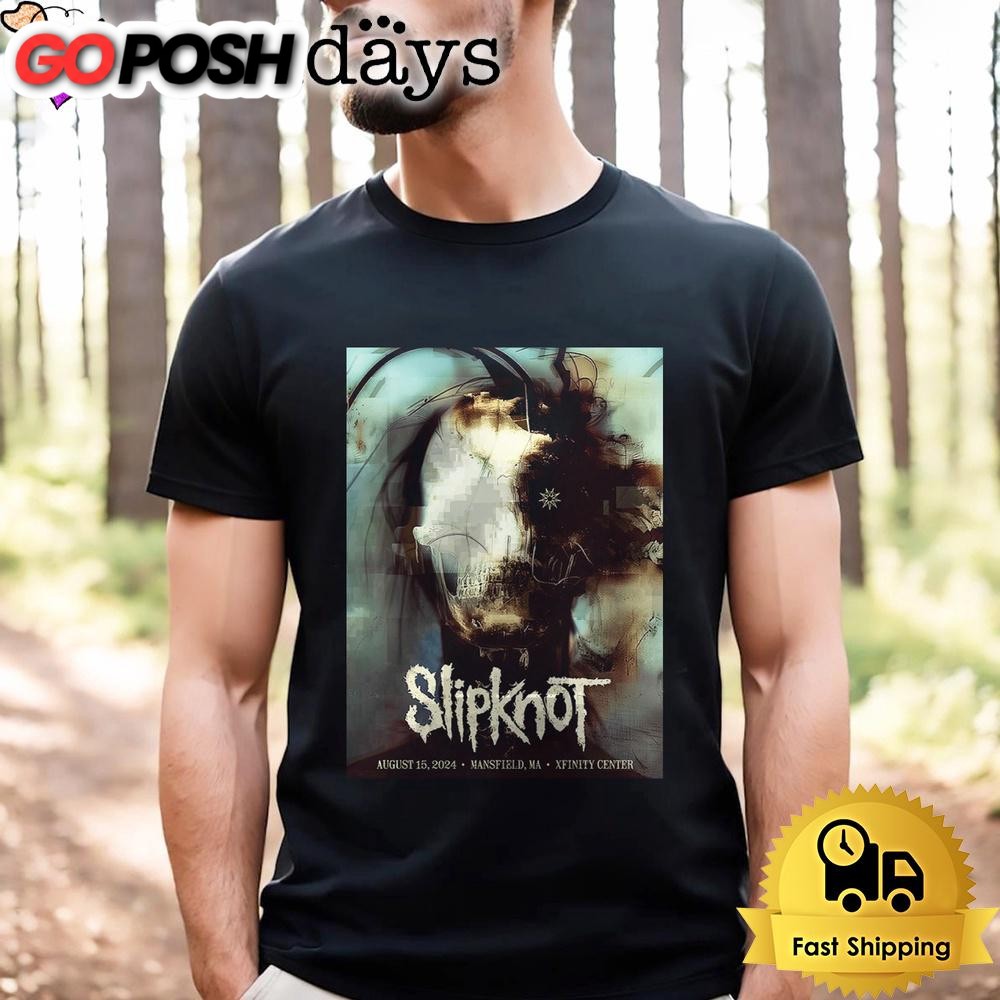 Slipknot Show At Xfinity Center In Mansfield MA On August 15 2024 Unisex T-Shirt