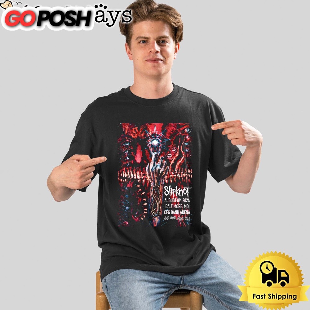 Slipknot Tour 2024 At CFG Bank Arena In Baltimore MD Unisex T-Shirt