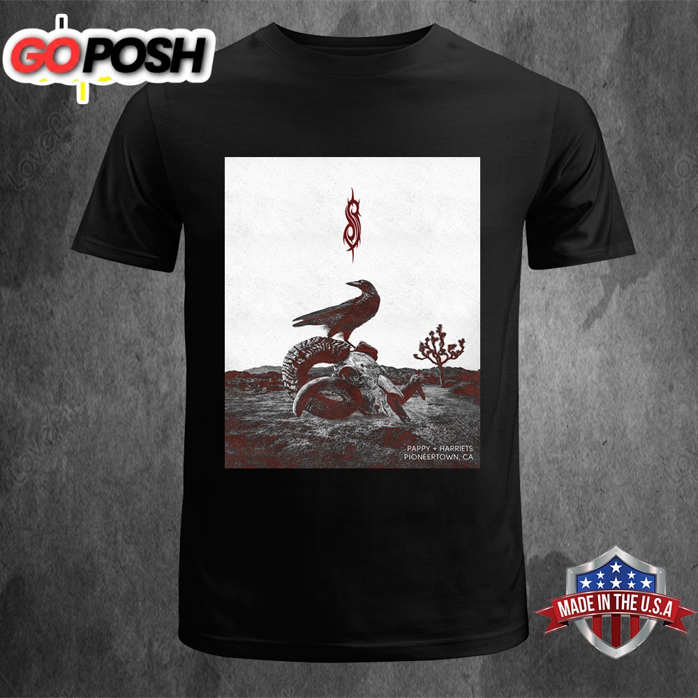 Slipknot Tour 2025 A Crow With Goat Skull Unisex T-shirt