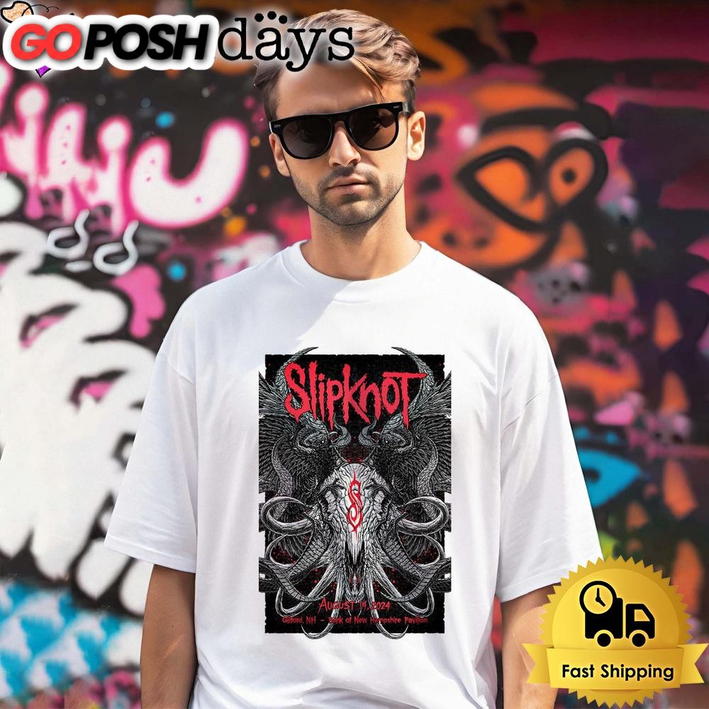 Slipknot Tour On August 14 2024 BankNH Pavilion Gilford NH Unisex T-Shirt