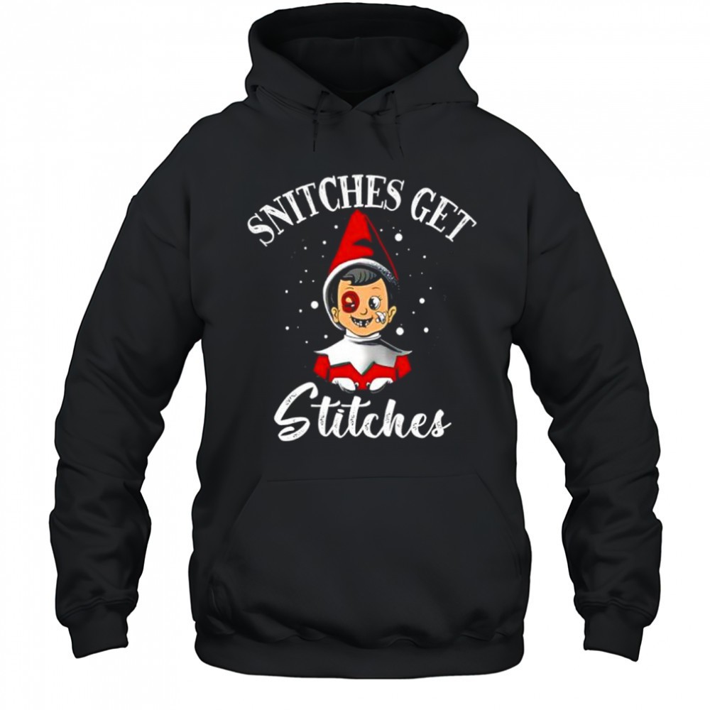 Snitches Get Stitches Christmas shirt