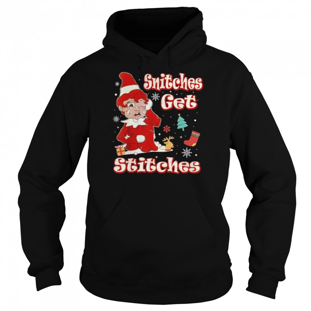 Snitches Get Stitches Xmas Christmas shirt
