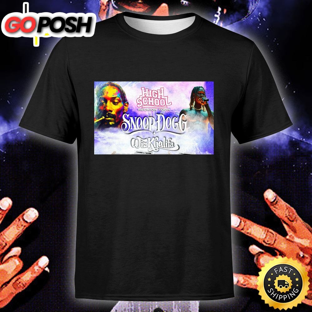 Snoop Dogg Adds 2025 Tour Black T-shirt