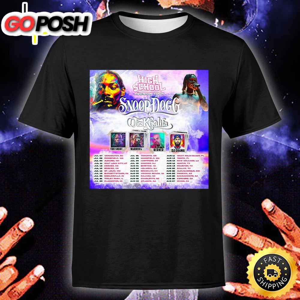Snoop Dogg Adds 2025 Tour Dates Unisex T-shirt