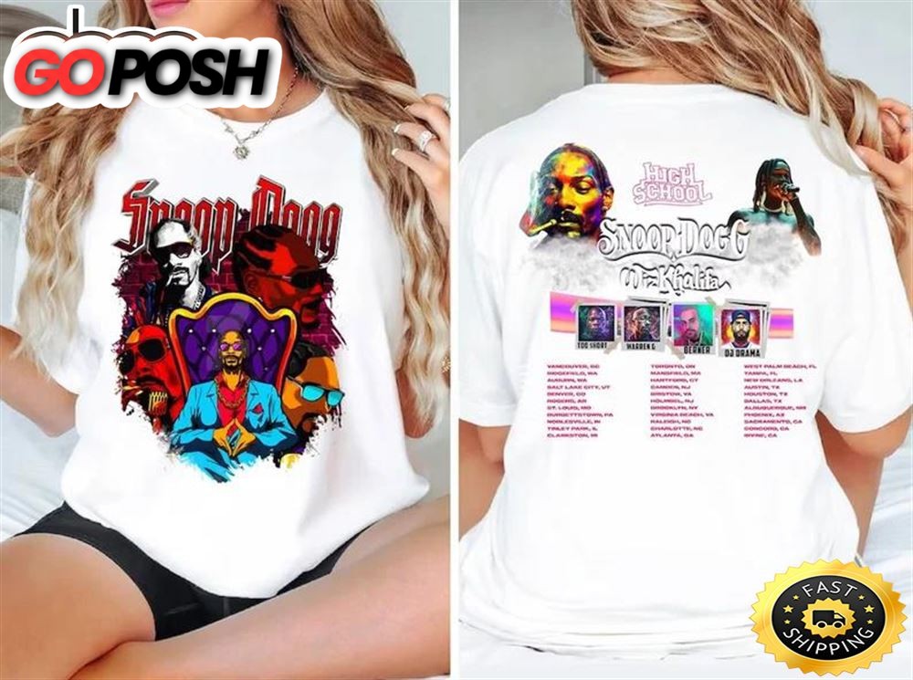 Snoop Dogg High School Reunion Tour 2023 Dates Shirt
