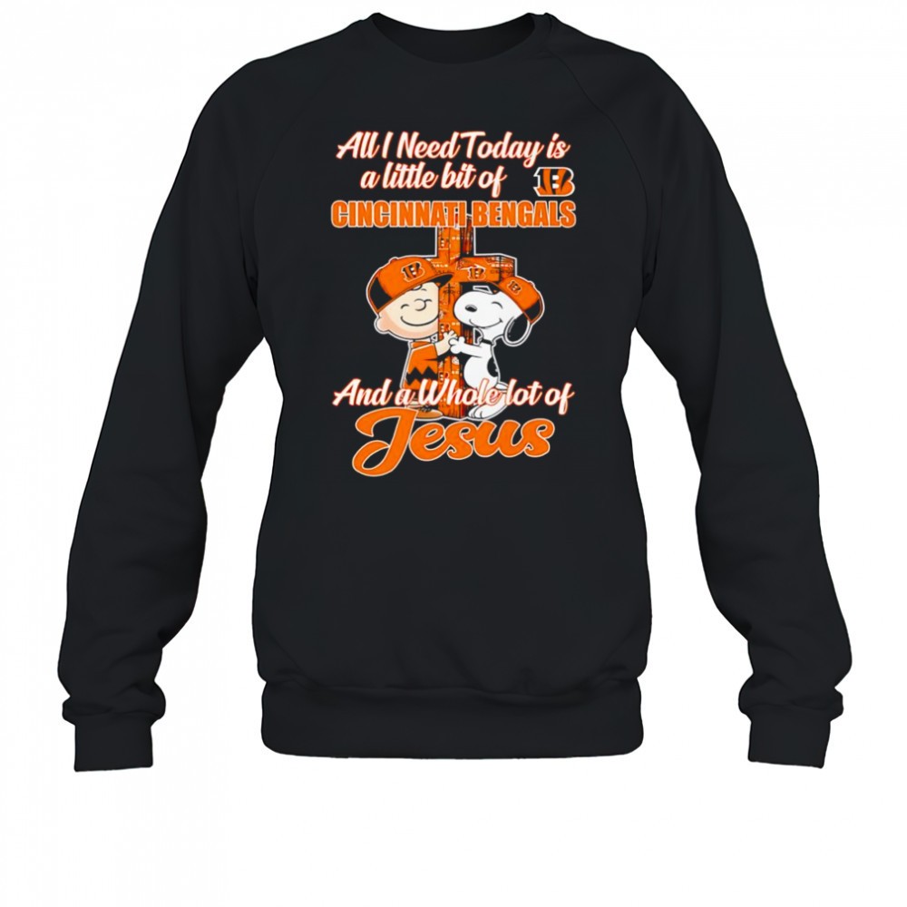 snoopy-and-charlie-all-i-need-today-is-a-little-bit-of-cincinnati-bengals-and-a-inzqqo5x Snoopy and Charlie all I need today is a little bit of Cincinnati Bengals and a whole lot of Jesus shirt