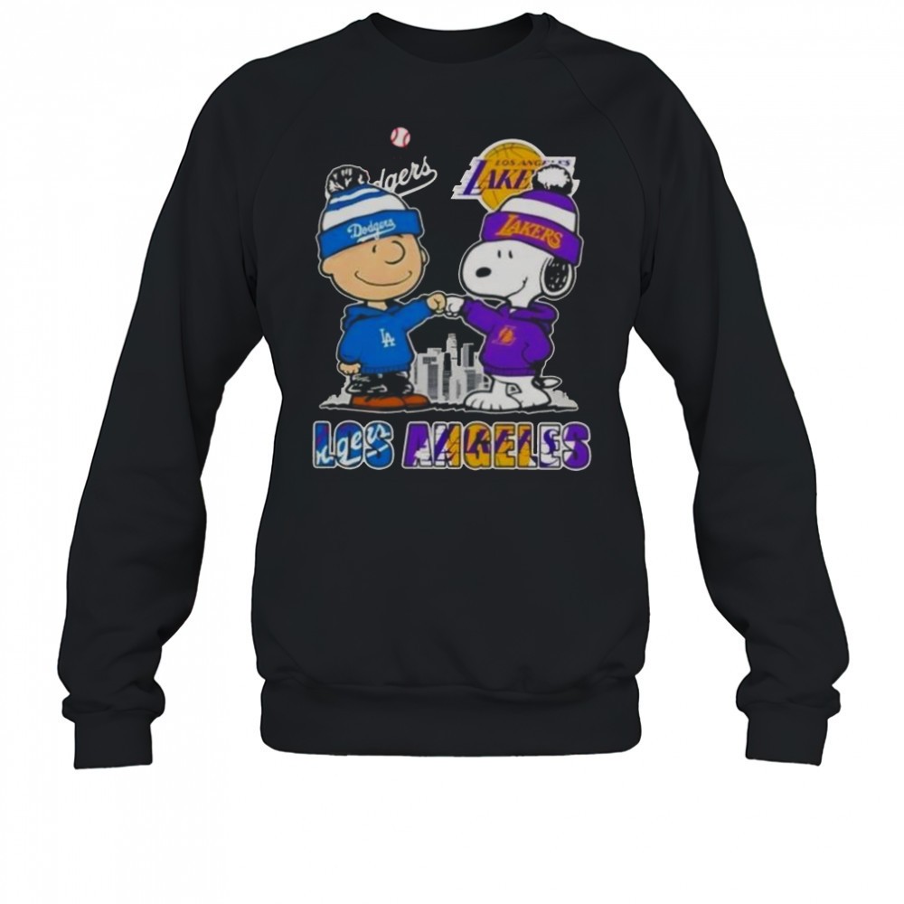 snoopy-and-charlie-brown-los-angeles-sports-dodgers-x-lakers-skyline-t-shirt-hne6zrru Snoopy And Charlie Brown Los Angeles Sports Dodgers X Lakers Skyline T-Shirt