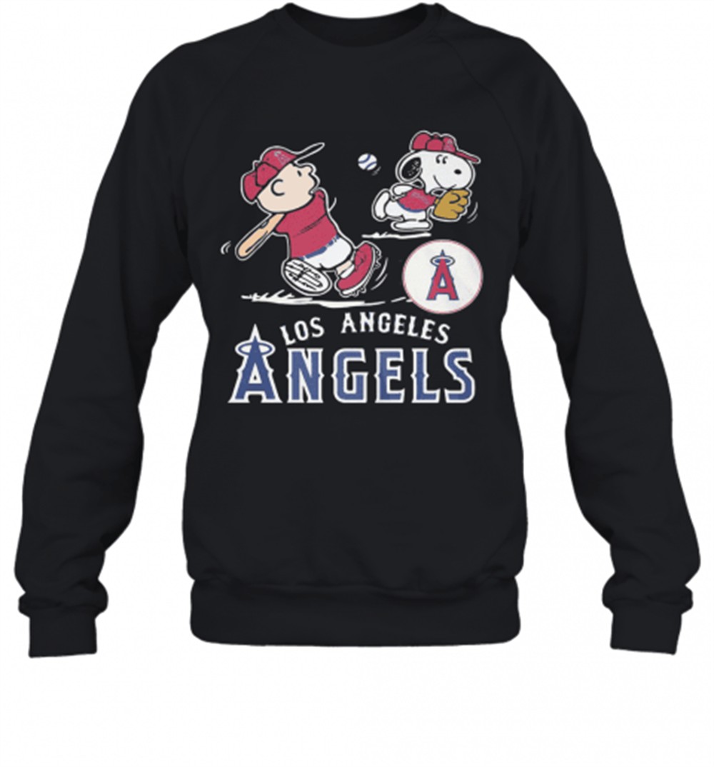 snoopy-and-charlie-brown-playing-baseball-los-angeles-angels-t-shirt-70d3n2cb Snoopy And Charlie Brown Playing Baseball Los Angeles Angels T-Shirt
