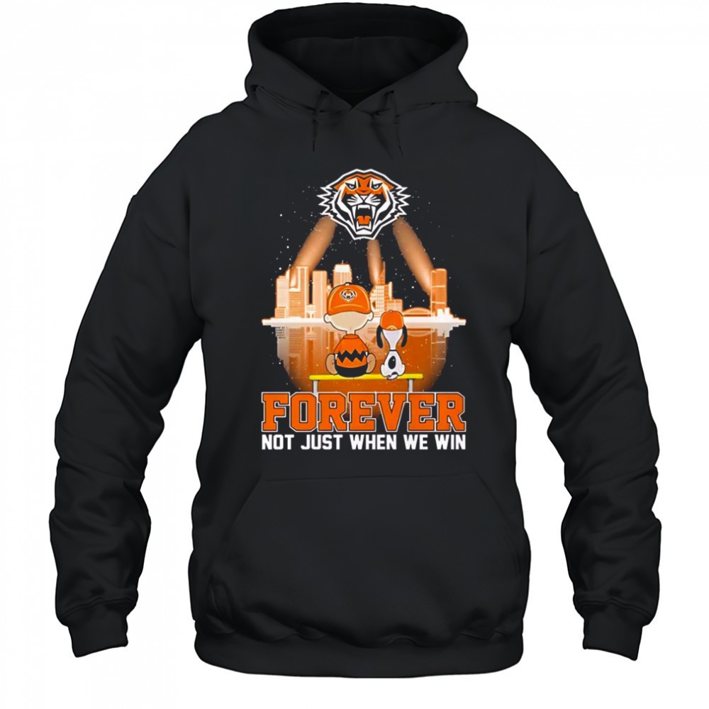 Snoopy And Charlie Brown Wests Tigers The Peanuts Forever Not Just When We Win T-Shirt