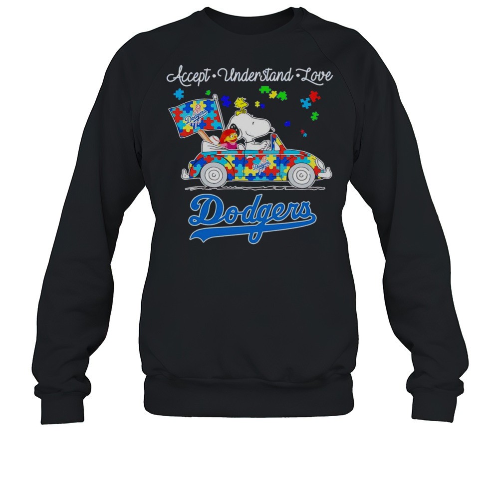 Snoopy And Muppet Accept Understand Love Los Angeles Dodgers Shirt
