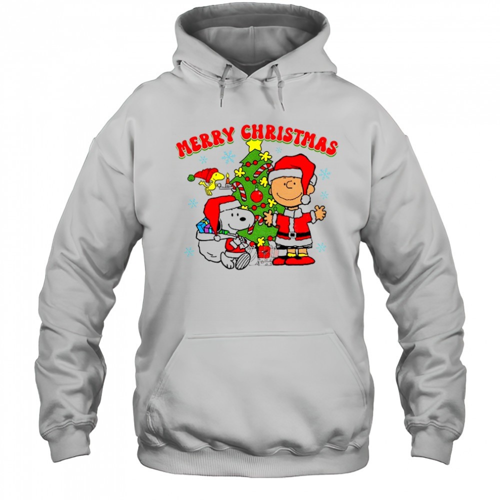 Snoopy and Peanuts friends Merry Christmas 2025 shirt