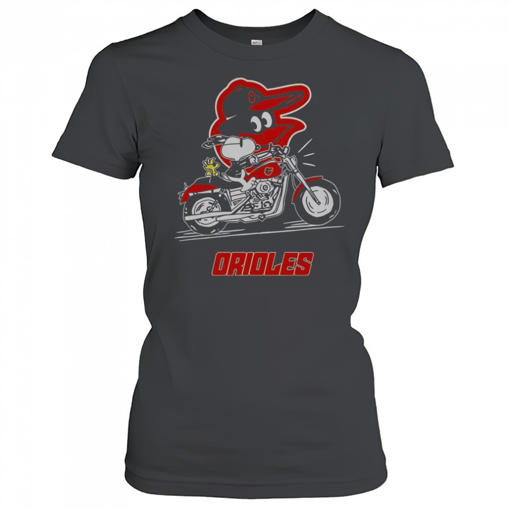 snoopy-and-woodstock-driving-motorbike-baltimore-orioles-t-shirt-vx21wc8z Snoopy And Woodstock Driving Motorbike Baltimore Orioles T-Shirt